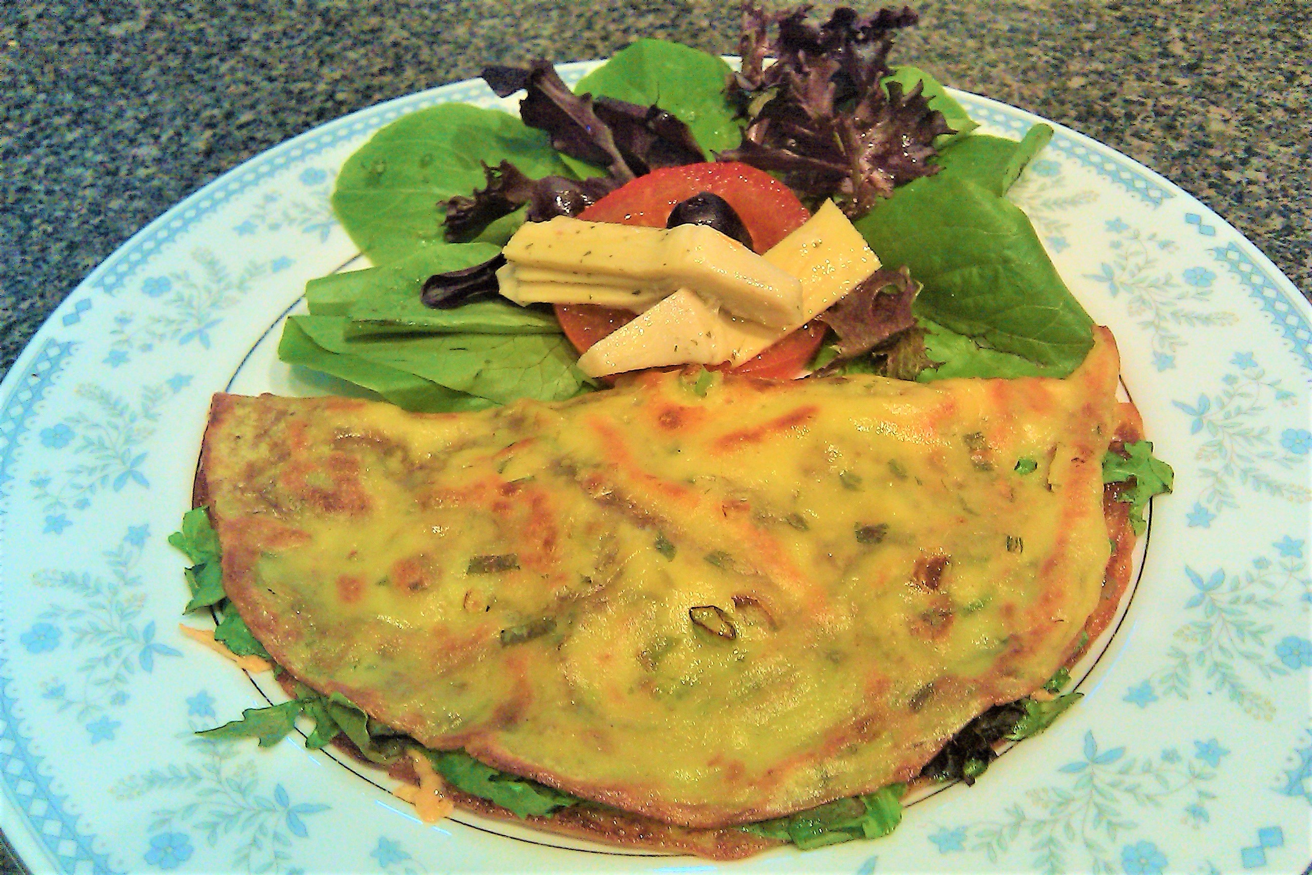 Vegan omelet