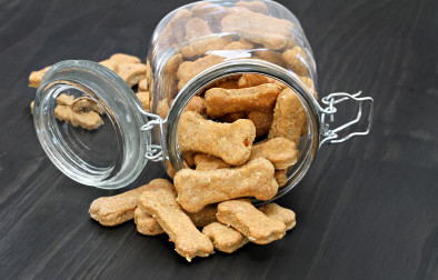 Homemade vegan dog treats