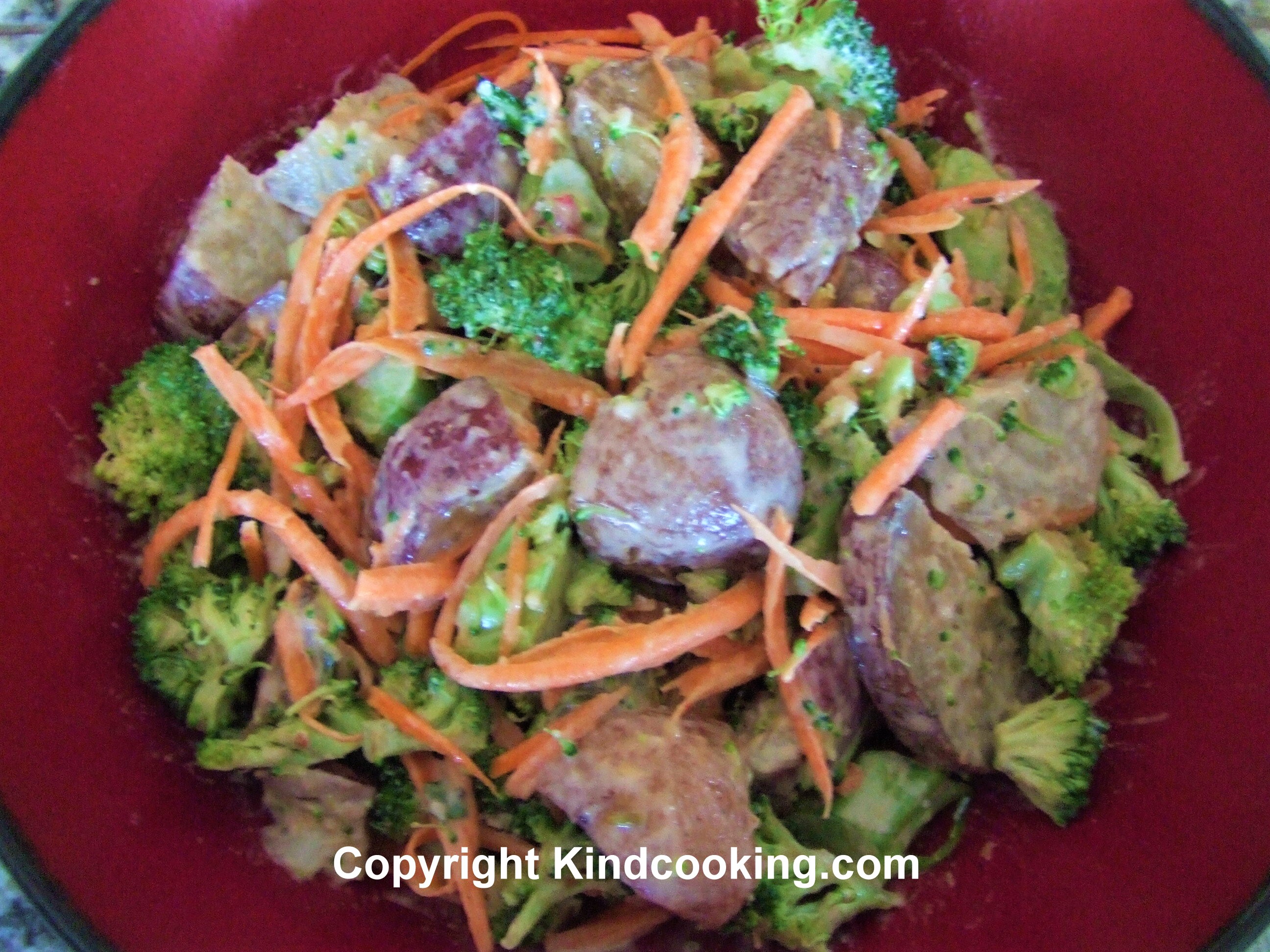 Potato broccoli salad