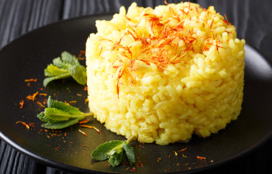 Best Vegan Saffron risotto
