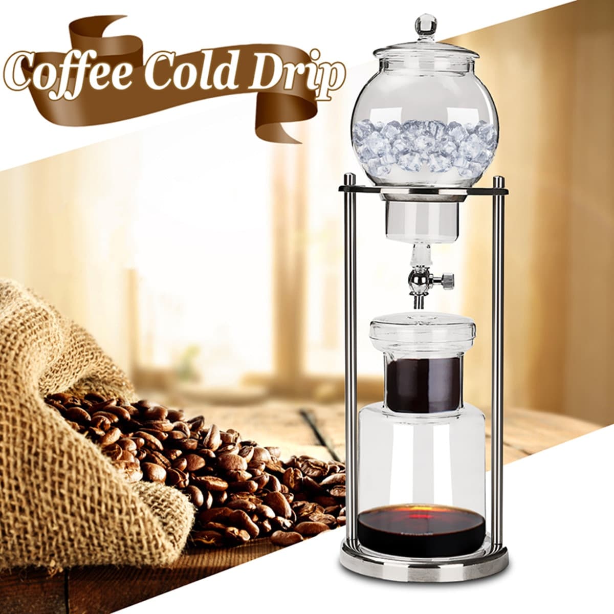 High Quality Dutch Brew Coffee Ice Cold Water Drip Tea or Coffee  Maker 