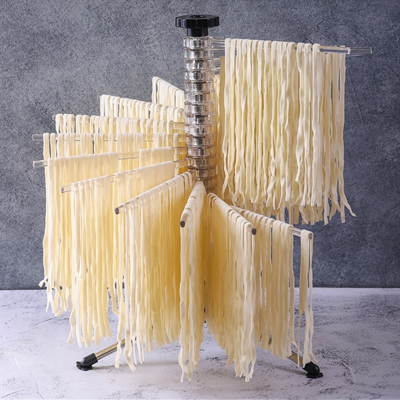 Pasta Drying Rack, Homemade Fresh Spaghetti Stand Dryer Noodle Hanger for  Kitchen with 16 Arms, Quickly Set Up for Drying Pasta and Cooking, Special