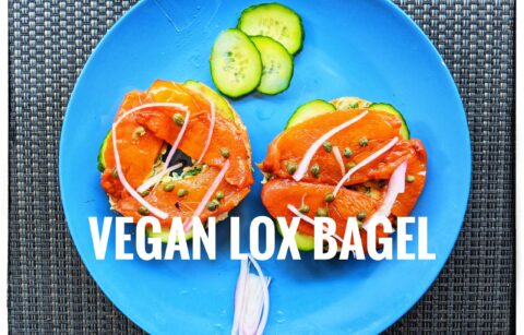 Vegan Lox bagel