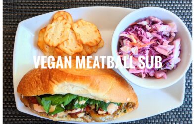 Meatless meatball sub