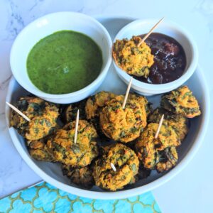Baked Mung Dal Fritters