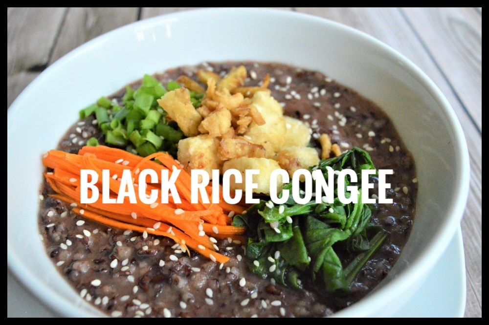 Black Rice Congee