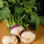 Turnip root and greens