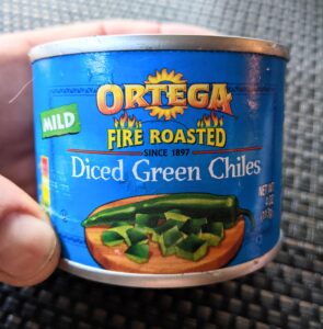 Diced green chiles