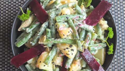 French Potato Green Bean Salad with Creamy Mustard Dressing - Kind Cooking French Potato Green Bean Salad with Creamy Mustard Dressing - Kind Cooking