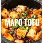 Meat-free mapo tofu