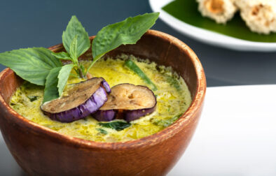 Eggplant green curry