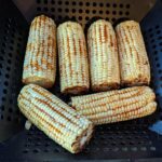 Grilled corn on the cobb