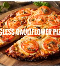 Vegan Cauliflower pizza