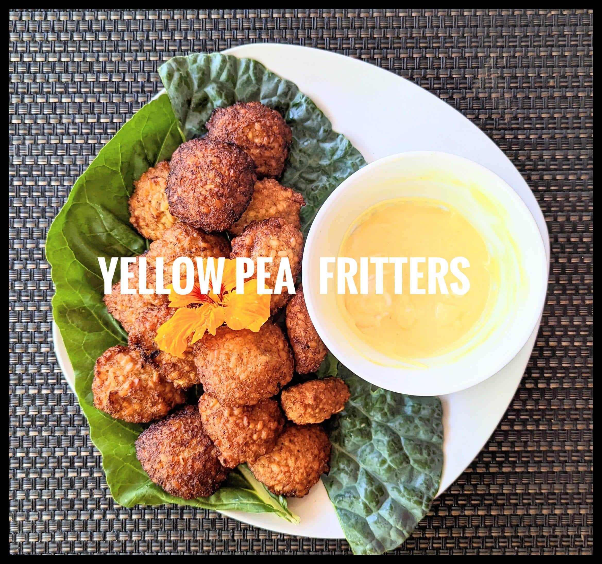 Yellow Pea Fritters