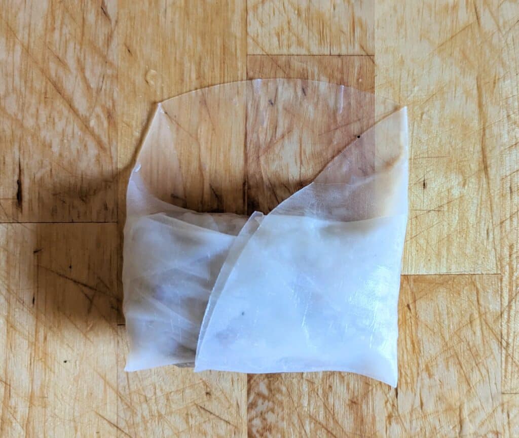 Folding rice paper