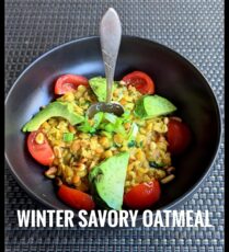 Savory oatmeal