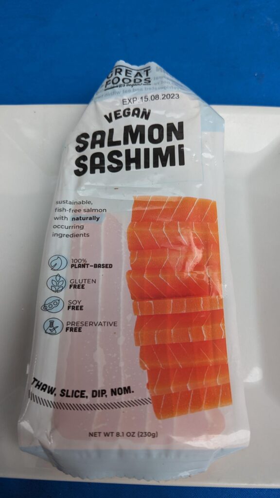 Vegan Salmon Sashimi