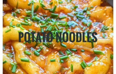 Potato Noodles with Gochujang sauce