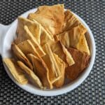 Chickpea crackers