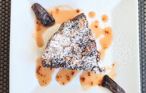 Date & Crystallized Ginger Cake