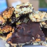 Nutty chocolate bark